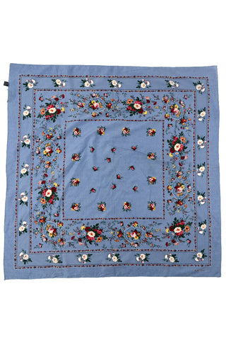 Ralph Lauren Chambray Floral Scarf