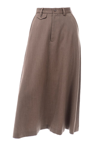 1970's Ralph Lauren Trouser Style Skirt