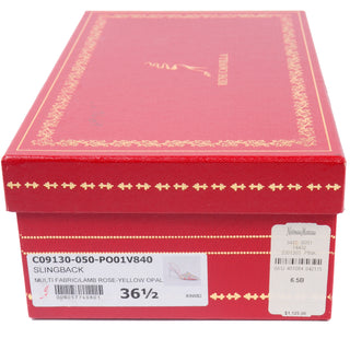 René Caovilla Jeweled Slingback Shoes New w Original Box Size 36.5 $1125 Retail