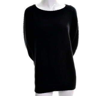 Sonia Rykiel Vintage Black Sweater With Sequins Peek A 