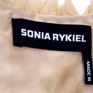 Vintage Sonia Rykiel silk ruffle jacket