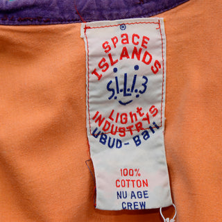 Space Island Light Industries Sili Rare Vintage Convertible Jacket Jumpsuit & Bag Nu Age Crew