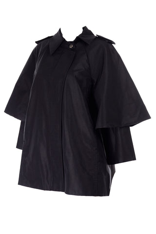 Sportmax black raincoat
