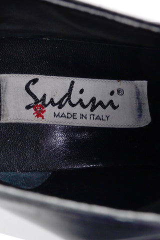 Sudini made in Italy vintage black leather ankle boots