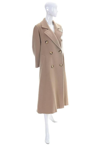 1980s Vintage Valentino Mohair Wool Classic Coat Size 38 US 4 Italy - Dressing Vintage