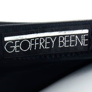 1960s Geoffrey Beene Black Dress With Pleated Details & Wide Belt rare designer
