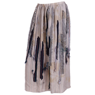1990s Sunao Kuwahara IS Vintage Deconstructed Skirt with sequins
