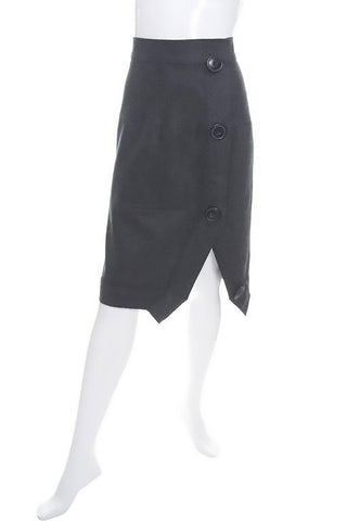 Vivienne Westwood Anglomania Gray Wool Skirt