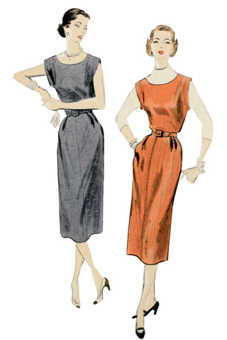 1952 Vintage Vogue 7787 Dress Sewing Pattern