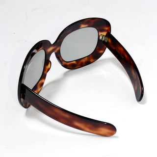 French vintage sunglasses, oversized square frames