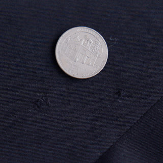 2000s Yohji Yamamoto Black Jacket w Zipper Button Holes & Pockets Wool Sz 1