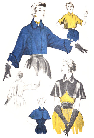 Advance 5666 Pattern for Vintage Stole Wrap XS - Dressing Vintage