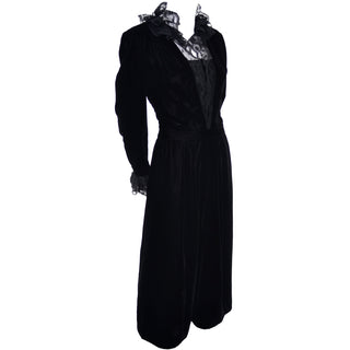Velvet Albert NIpon Vintage Dress with Lace Front