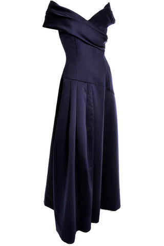 Vintage Victor Costa Dress Evening Gown 