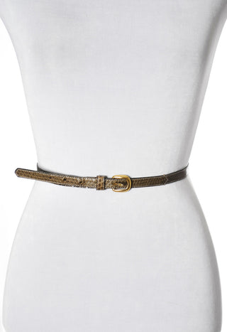 Claire McCardell vintage belt in snakeskin rare SOLD - Dressing Vintage