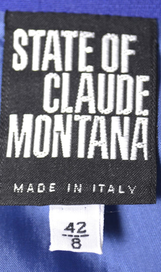 1990s State of Claude Montana Vintage Blazer Italy - Dressing Vintage