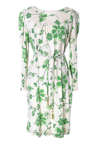 Emilio Pucci Vintage 1960's Floral Silk Jersey Dress