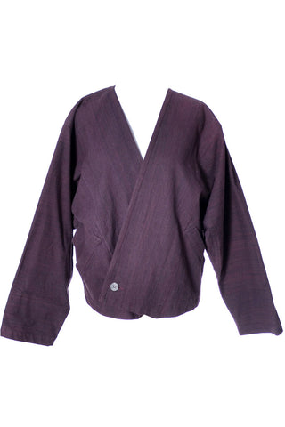 Vintage Issey Miyake purple oversized top or jacket - Dressing Vintage