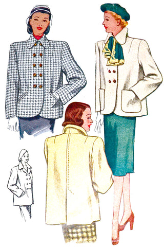 McCall 6814 Vintage Jacket Sewing Pattern
