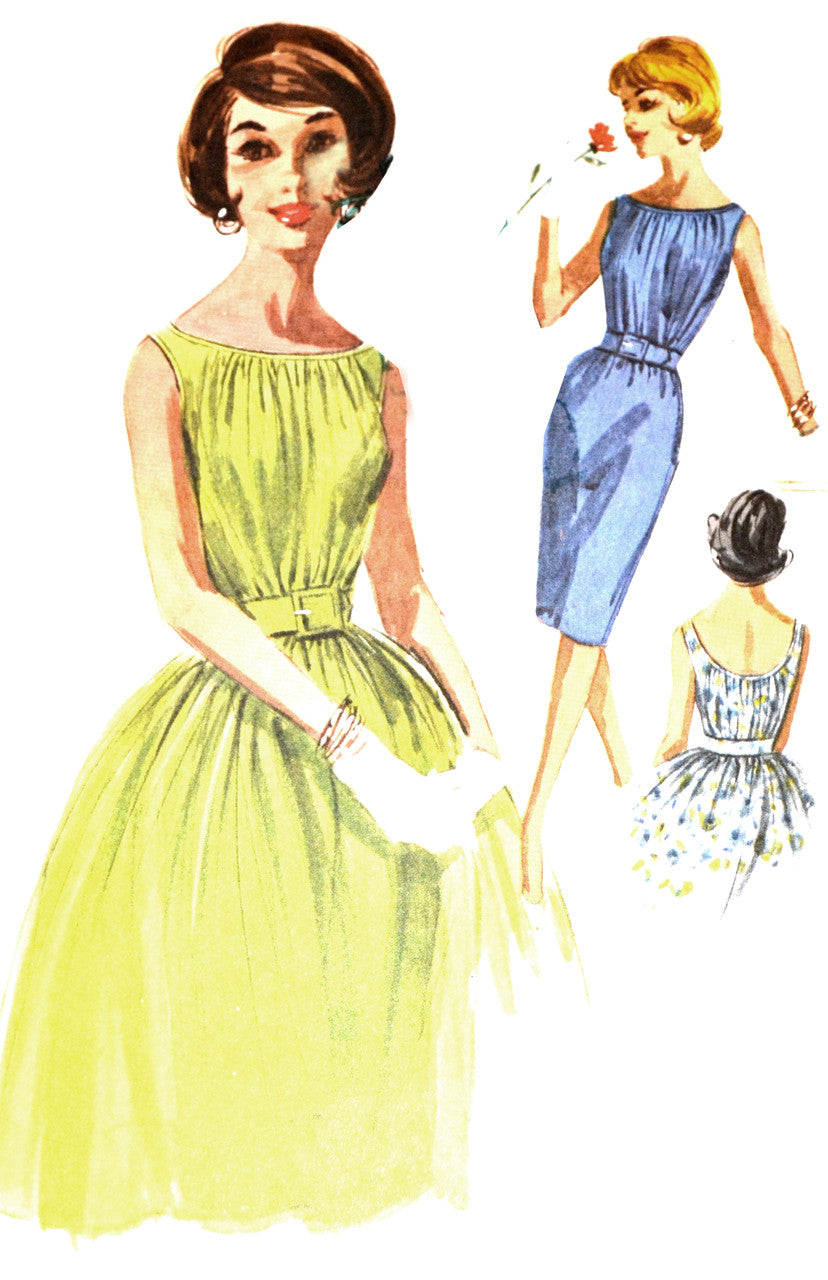 McCall's 6276 cocktail or bridesmaid dress vintage pattern 1960s – Modig