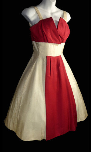 Jacques Heim Vintage 50s designer dress