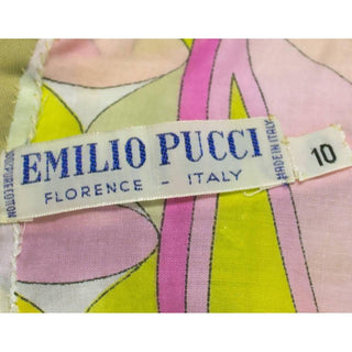 Early 1960's Emilio Pucci Label