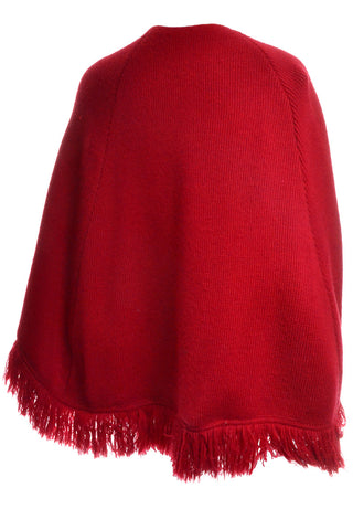 Vintage 70s red cape