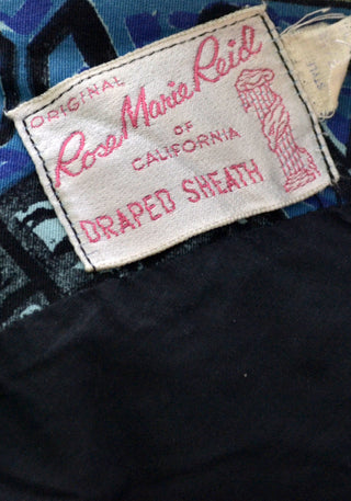 Rose Marie Reid 1950s draped sheath swimsuit