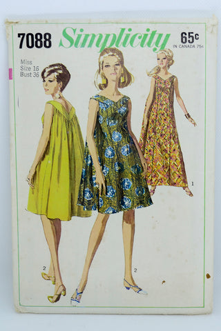 Simplicity 7088 Vintage Dress Pattern