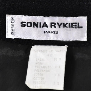 Sonia Rykiel Paris wool blazer with windowpane plaid 