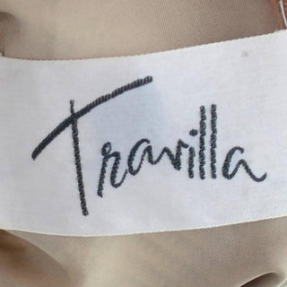 Travilla label on a 1970's vintage dress