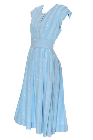 Tree of Live original 1950's blue vintage dress