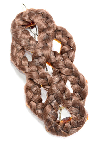 vintage braided hair barrette clip