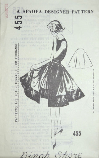 Set of Six Vintage Dinah Shore Spadea mail order sewing patterns 35B - Dressing Vintage