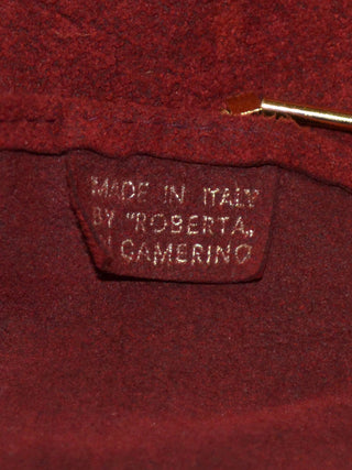 Red Roberta Di Camerino vintage handbag Rare style - Dressing Vintage