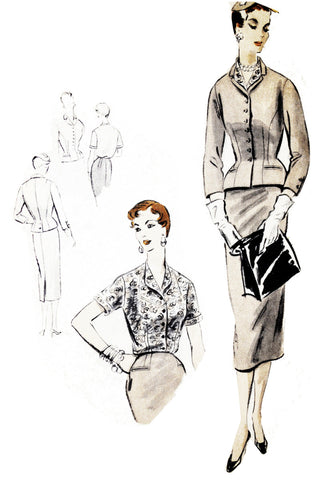 Rare vintage Vogue Special Design pattern S-4477 New Look 32B - Dressing Vintage
