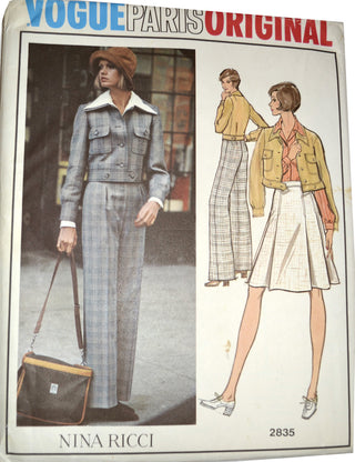 Vogue Paris Original 2835 Uncut pattern Nina Ricci 34B - Dressing Vintage