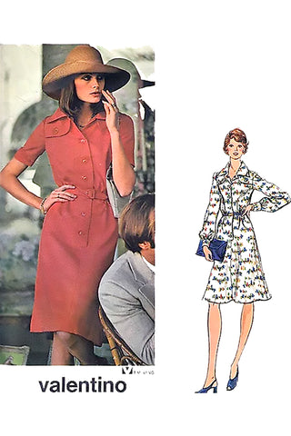 Valentino Vogue Couturier Design Dress Pattern 1052