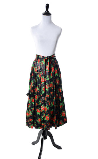 1970s Vintage Yves Saint Laurent Rive Gauche Russian Style Skirt - Dressing Vintage
