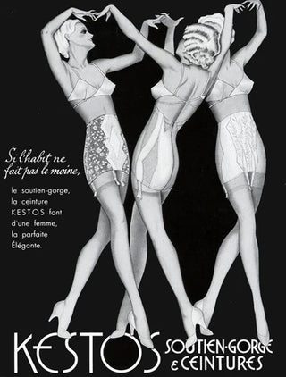 Vintage Christian Dior Stockings - 1954 Lingerie Advertisement