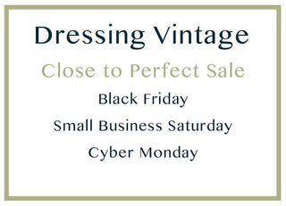 A Close to Perfect Black Friday Small Business Saturday Cyber Monday Sale