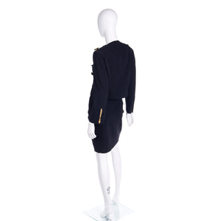 1994 Moschino Couture Repetita Juvant Forks Knives & Spoon Dinner Suit MET