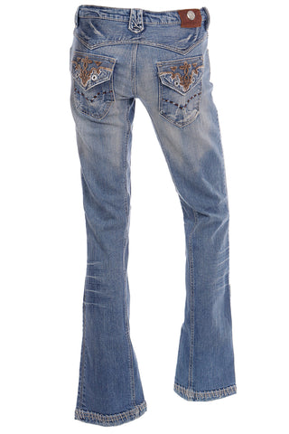 2000s Vintage Antik Denim Vintage Low Rise Flare Denim Jeans