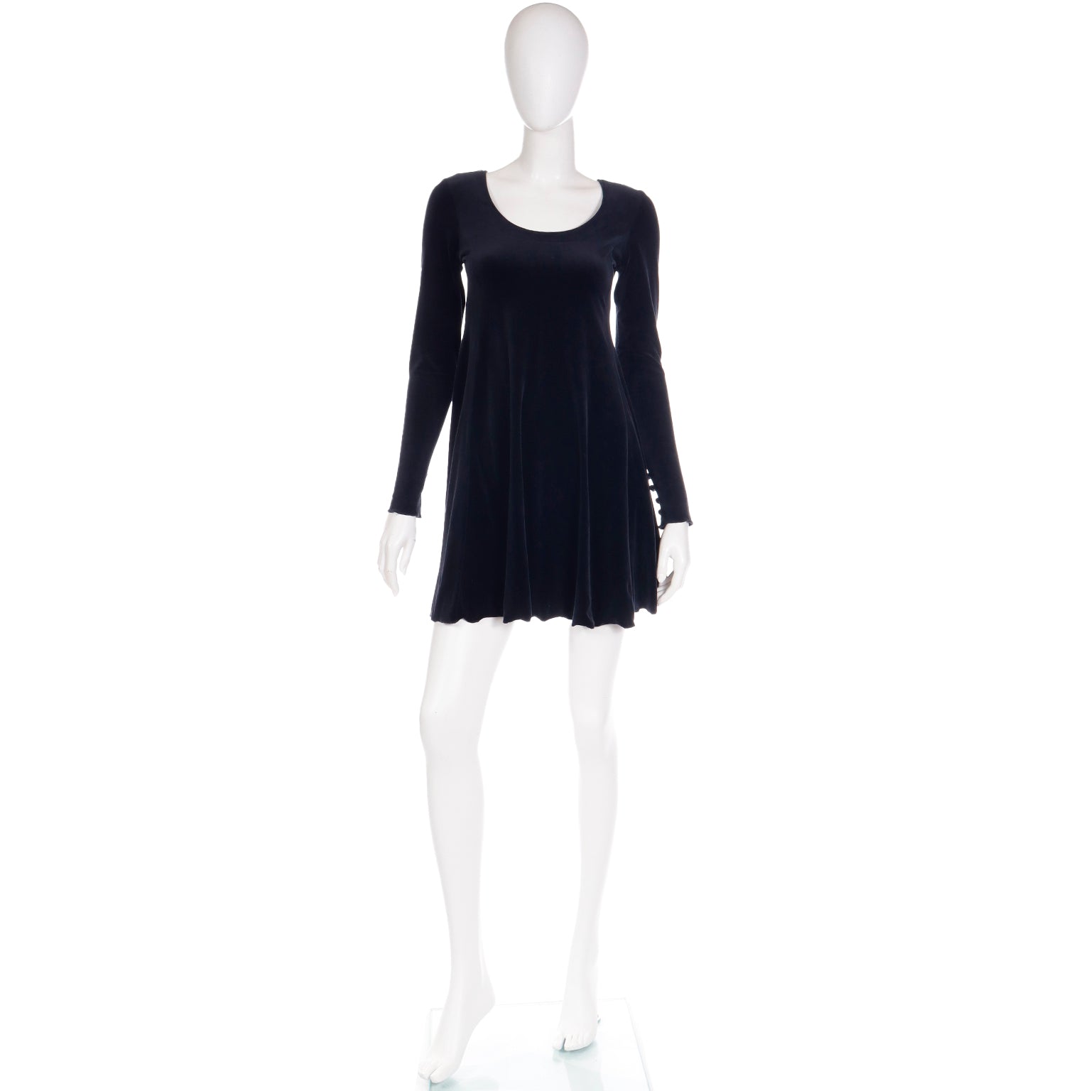 betsey johnson black velvet dress Betsey Johnson Crushed Velvet Mini Dress