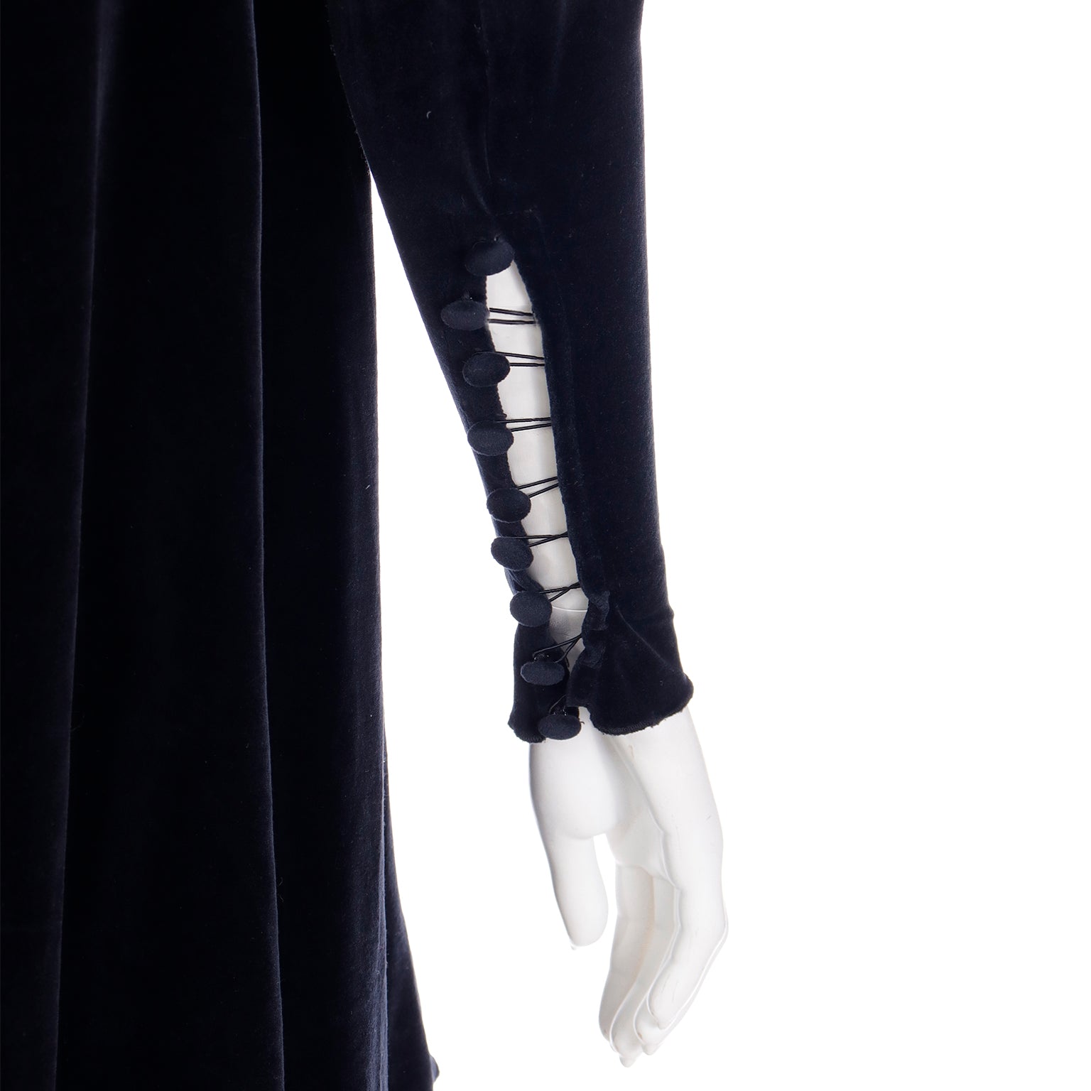 2000s Betsey Johnson Vintage Black Velvet Mini Dress Modig 2000s Betsey Johnson Vintage Black Velvet Mini Dress Modig