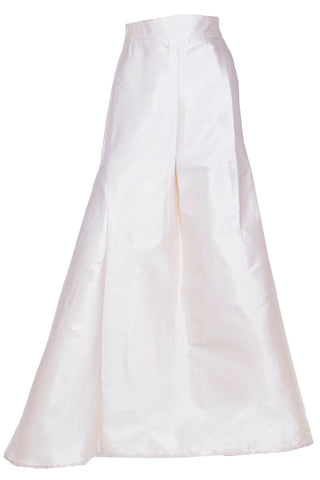 1995 Christian Lacroix Champagne Silk Full Length Evening Skirt