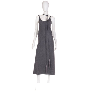 Geoffrey Beene Vintage Grey Wool Day Dress S