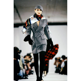 Fall Winter 1991 Isaac Mizrahi Runway Coat Dress