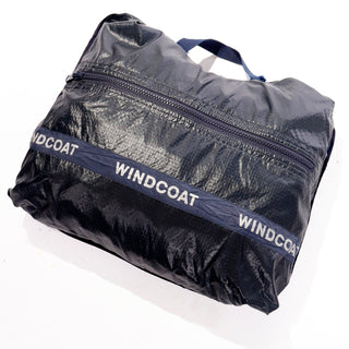 1990s Issey Miyake Vintage Windcoat Raincoat W Hood Converts Into A Bag