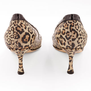Jimmy Choo London Heels Leopard Print Pumps W Original Shoe Box 6.5